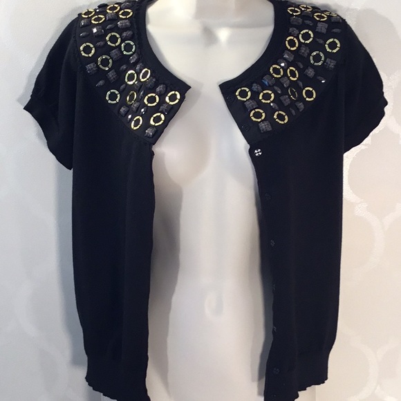 BANANA REPUBLIC EMBELLISHED SWEATER - Picture 5 of 8